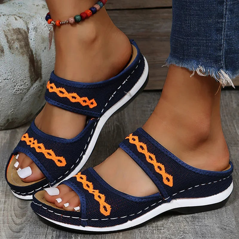Customizable 2025 New UZZDSS Women Sandals Orthopedic Slippers Summer Shoes Tailor-made Suits WTX372803