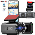 4K UHD Dash Cam with Night Vision & GPS – Eco-Friendly Car Camera for 24/7 Parking Protection and Wi-Fi Connectivity
